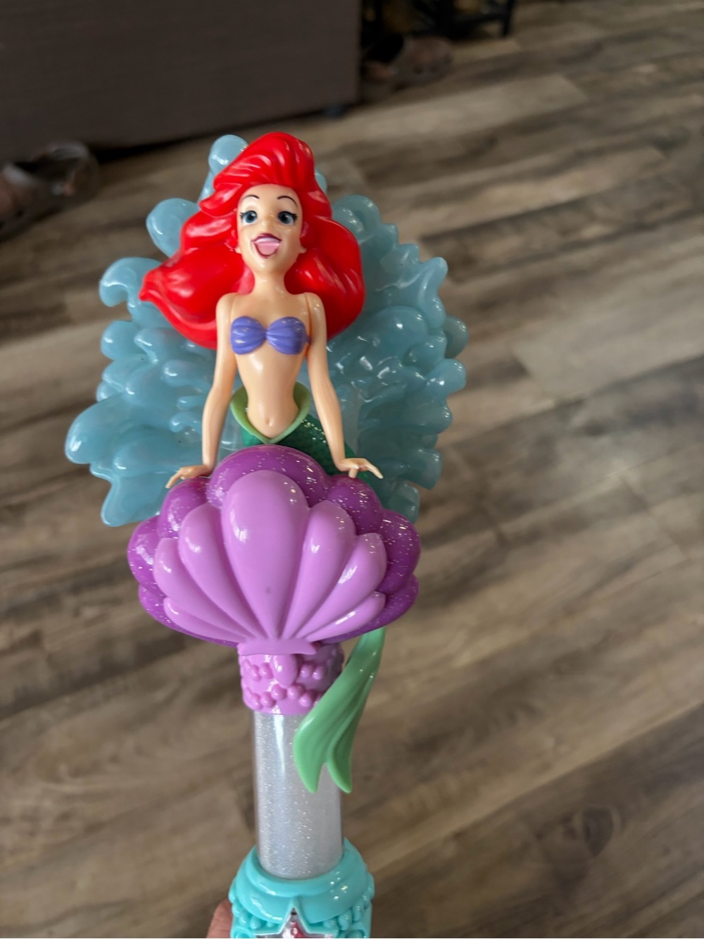 Disney Parks The Little Mermaid Ariel Light and Sound Bubble Wand TESTED